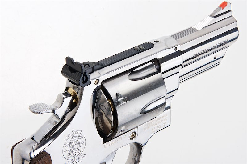 Umarex (WinGun) 3 inch S&W M29 Airsoft CO2 Revolver (Polymer Wood Texture Grip/ Silver Ver.)