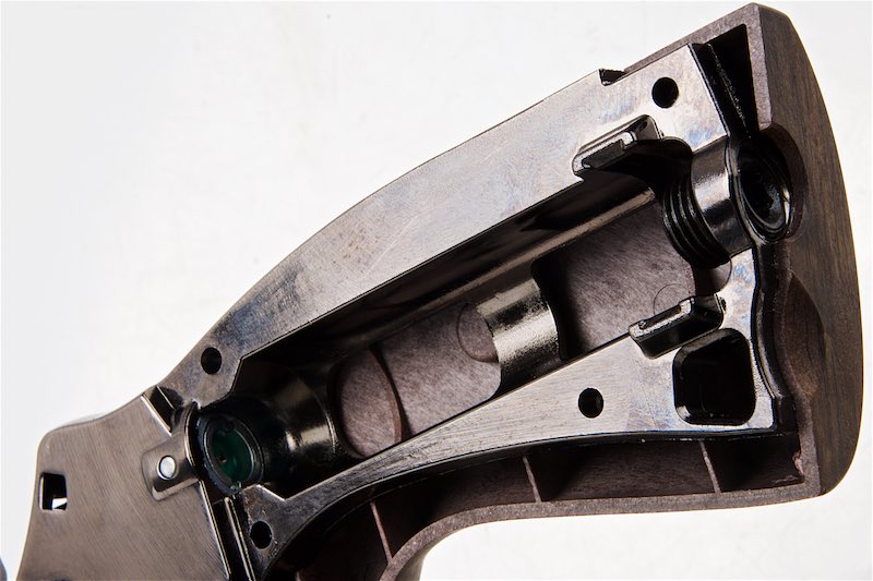 Umarex (WinGun) 8.3 inch S&W M29 Airsoft CO2 Revolver (Polymer Wood Texture Grip/ Titanium Black Ver.)