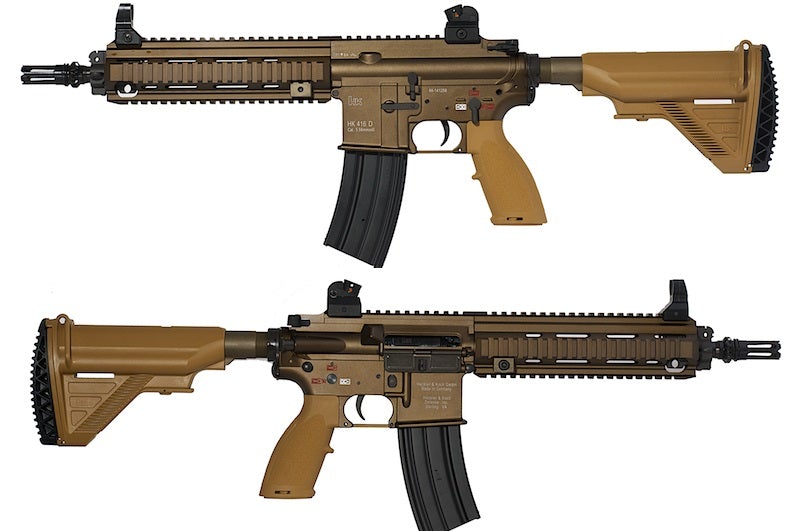 Umarex (VFC) HK416 10.5 inch V2 AEG Rifle (TAN/ Asia Edition)