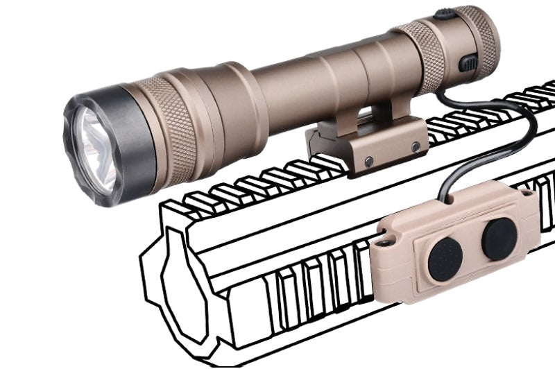 WADSN CD REIN Flashlight with Switch (DE)