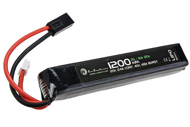 WE 11.1v 1200mAh 20c Lipo Stick Type Battery (Mini Plug)