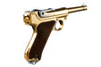 WE Luger P08 4 inch GBB Pistol Airsoft Guns (Gold)
