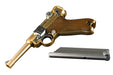 WE Luger P08 4 inch GBB Pistol Airsoft Guns (Gold)