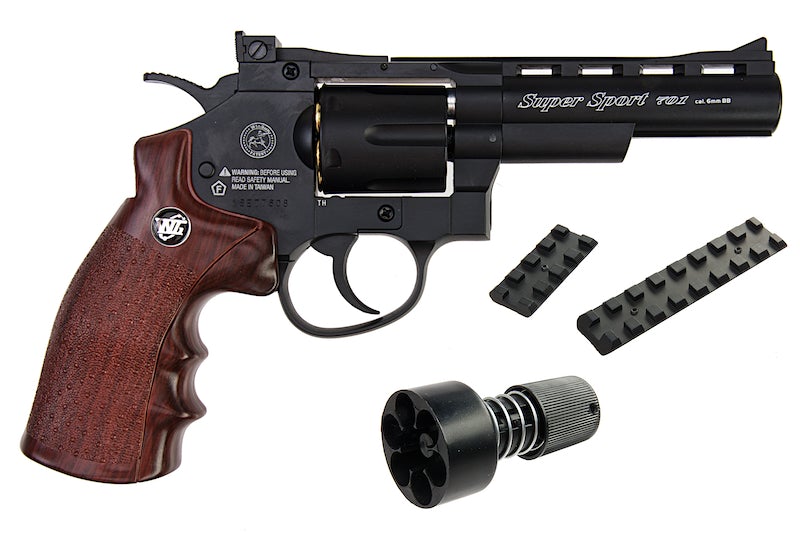 Gun Heaven (WinGun) 701 4 inch 6mm Co2 Revolver (Brown Grip)