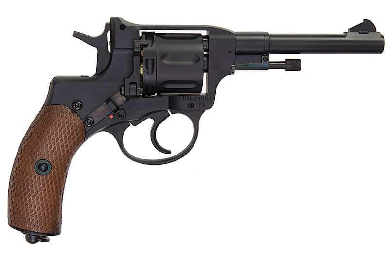 Gun Heaven (WinGun) 721 Nagant M1895 4 inch 6mm Co2 Revolver (Brown Grip)