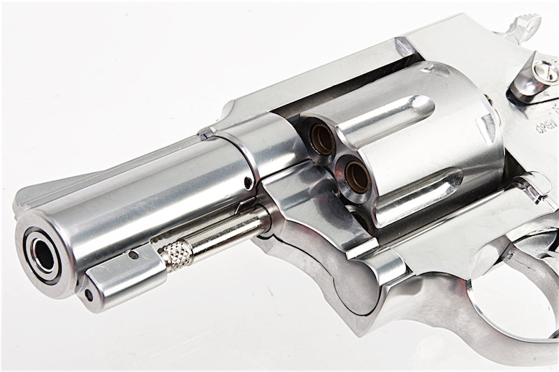 Gun Heaven (WinGun) 731 Sheriff M36 2.5 inch Co2 Revolver (Brown Grip/ Silver)