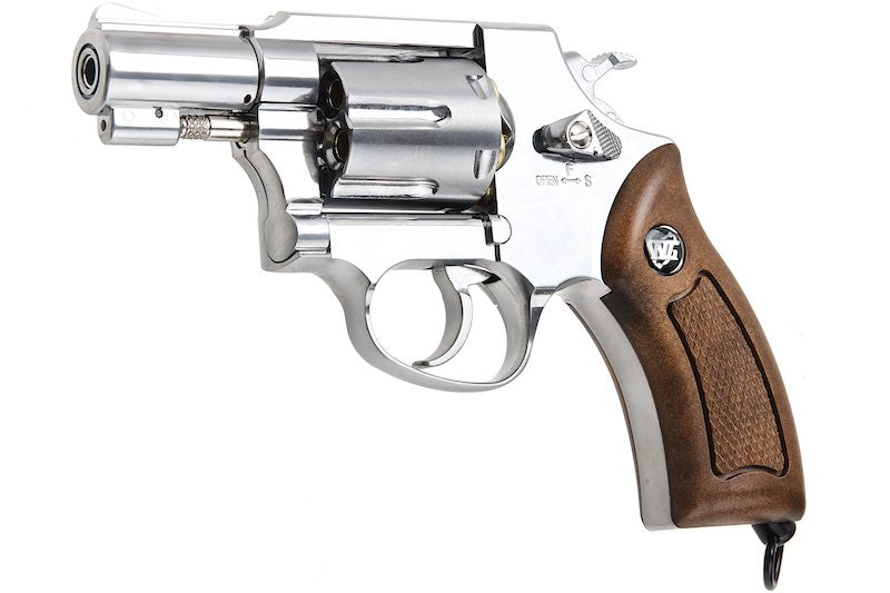 WinGun 733 2" 6mm Co2 Revolver (Brown Grip/ Silver)