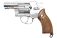 WinGun 733 2" 6mm Co2 Revolver (Brown Grip/ Silver)