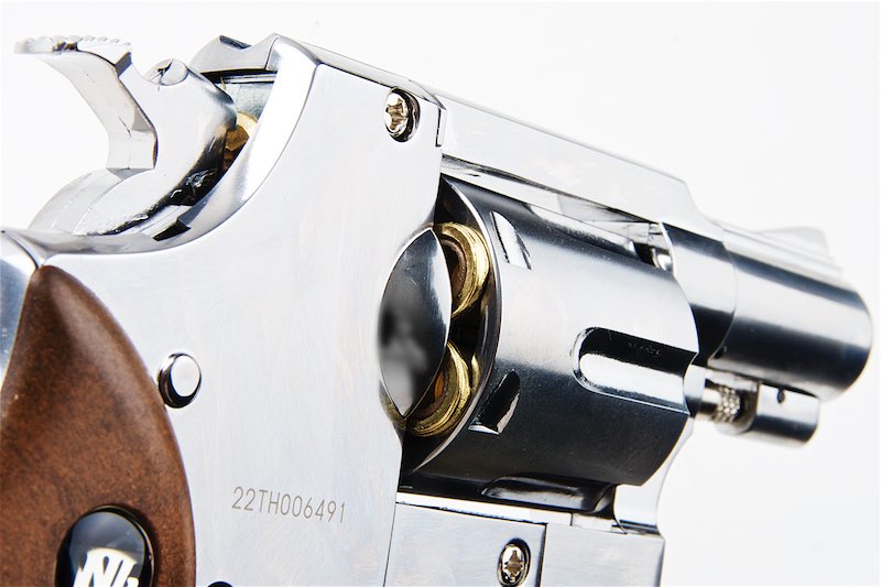 WinGun 733 2" 6mm Co2 Revolver (Brown Grip/ Silver)