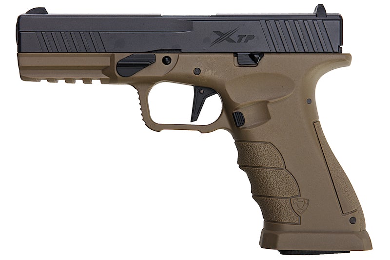 APS Xtreme Training Gas Blow Back GBB Pistol (Black Dark Earth, Co2 /Top Gas)