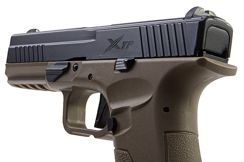 APS Xtreme Training Gas Blow Back GBB Pistol (Black Dark Earth, Co2 /Top Gas)