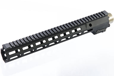 Z-Parts CNC Aluminum 13.5inch Handguard for Marui SOPMOD M4 AEG Rifle (with MK16 Barrel Nut)