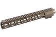 Z-Parts CNC Aluminum 13.5inch Handguard w/ Barrel Nut for Marui SOPMOD M4/M16 AEG (DDC)