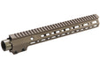 Z-Parts CNC Aluminum 13.5inch Handguard w/ Barrel Nut for Marui SOPMOD M4/M16 AEG (DDC)