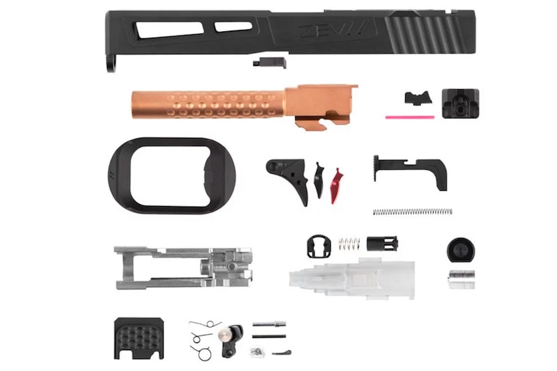 PTS ZEV Prizefighter Slide Kit for Tokyo Marui G17 (Leupold DP-PRO Cut)