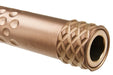 PTS ZEV Threaded Barrel,  Inner Barrel w/ Steel Protector for Tokyo Marui G17 (Gold)