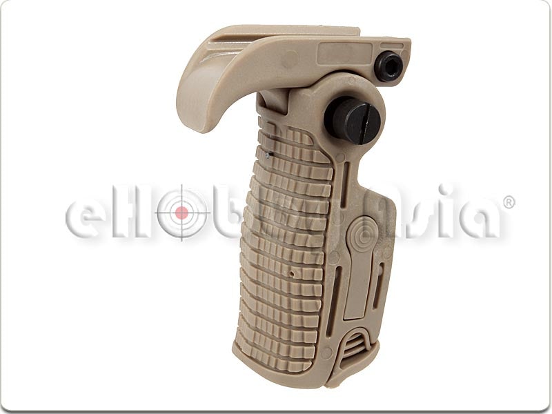 AABB AB163 Foldable Foregrip for Pictionary Rail (Sand) | eHobby Asia