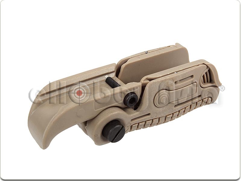 AABB AB163 Foldable Foregrip for Pictionary Rail (Sand) | eHobby Asia