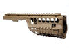 Army Force Galaxy RAS Tactical Handguard for MP5K PDW AEG (Dark Earth)