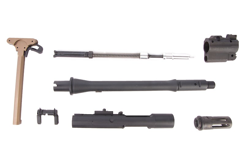 Angry Gun Aluminum 416CAG MWS Conversion Kit with Z-parts 10.5" SMR Rail (Dark Earth/ Cerakote)