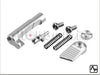 AIP Adjustable Extended Magazine Catch for Hi-Capa Ver. 2 (Ruled, Silver)