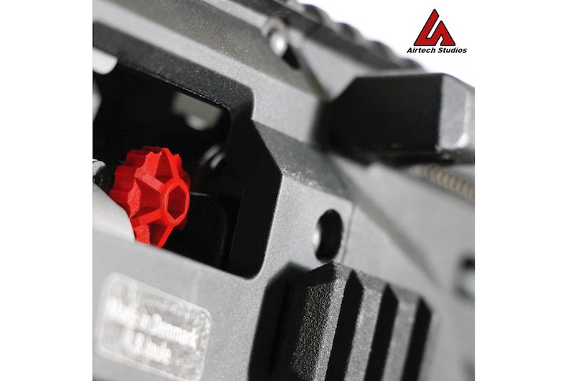 Airtech Studios EHG Enhanced Hop Up Adjustment Gear for Scorpion EVO3A1/ Carbine/ Carbine B.E.T. AEG (Red)
