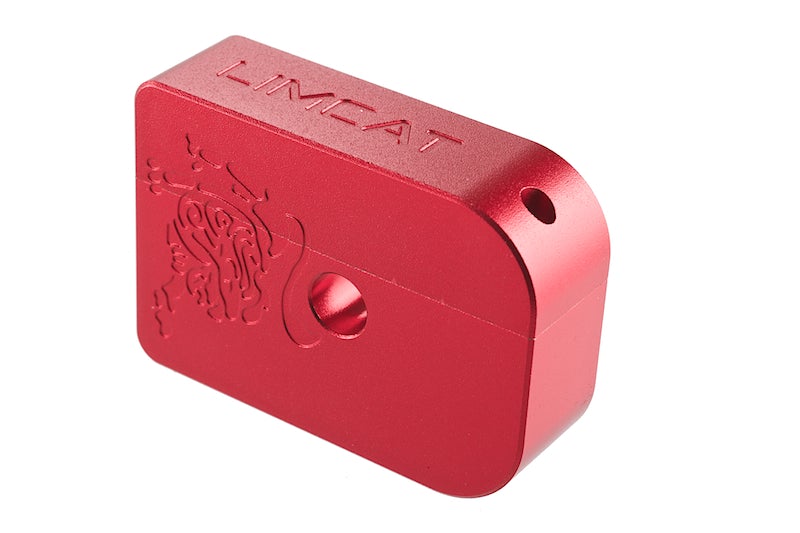 AKA CNC Limcat Puzzle Magazine Base for Marui Hi-Capa GBB (Red/ Large)