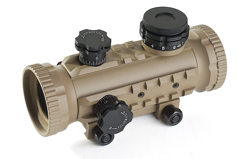 AIM 1X30 Red/Green Dot With RIS Rails (Dark Earth)