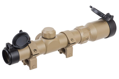 AIM 1-4 x24 Tactical Scope With Mount (Dark Earth)
