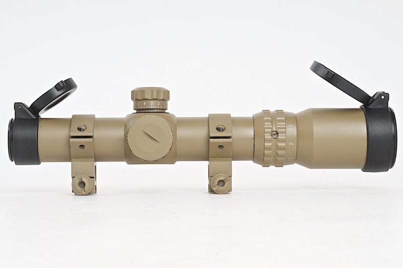 AIM 1-4X24SE Tactical Illuminated Crosshair Scope (Red / Green Reticle/ Dark Earth)