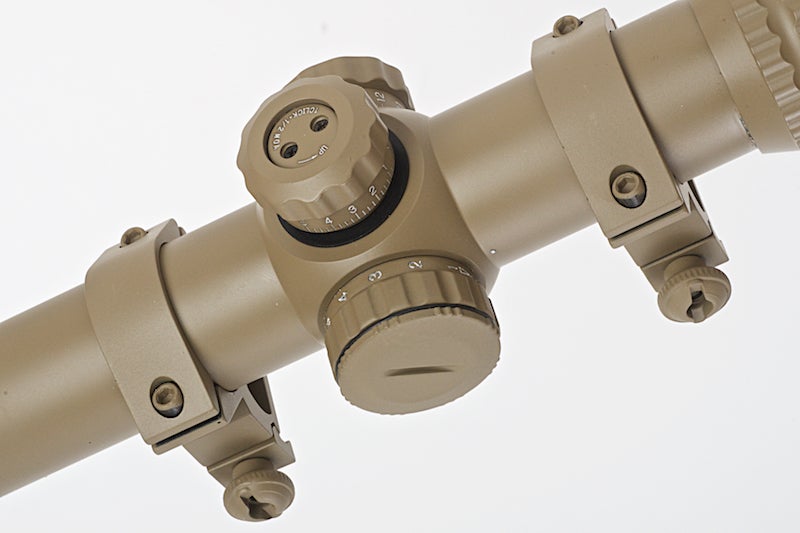 AIM 1-4X24SE Tactical Illuminated Crosshair Scope (Red / Green Reticle/ Dark Earth)