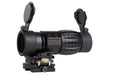 AIM 4X FXD Magnifier with adjustable QD mount