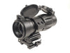 Aim-O ET Style 4X FXD Magnifier with Adjustable QD Mount