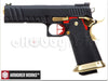 Armorer Works HX20 Series 'Competitor' Hi-Capa GBB Pistol (Black / Gold)