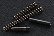 Alpha Parts CNC Stainless Receiver Pin for M4 GBB / Systema PTW (Silver/ B Type)