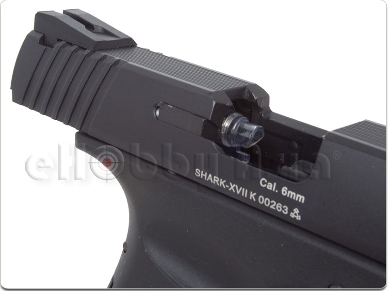A.P.S. Shark B Fully/Semi Auto GBB Pistol (Black)