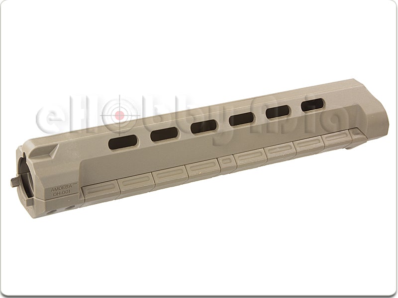 Amoeba (ARES) M4 Rifle-Length Handguard Set (Long, Dark Earth)