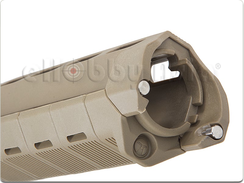 Amoeba (ARES) M4 Rifle-Length Handguard Set (Long, Dark Earth)