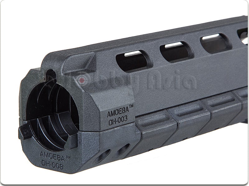Amoeba (ARES) M4 Carbine-Length Handguard Set (Short, Black)