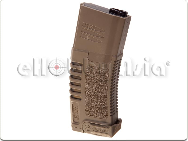 Amoeba M4/M16 140rd AEG Magazine (5pcs Set, Dark Earth)