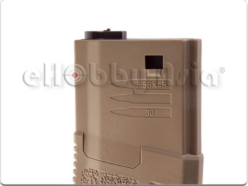 Amoeba M4/M16 140rd AEG Magazine (5pcs Set, Dark Earth)