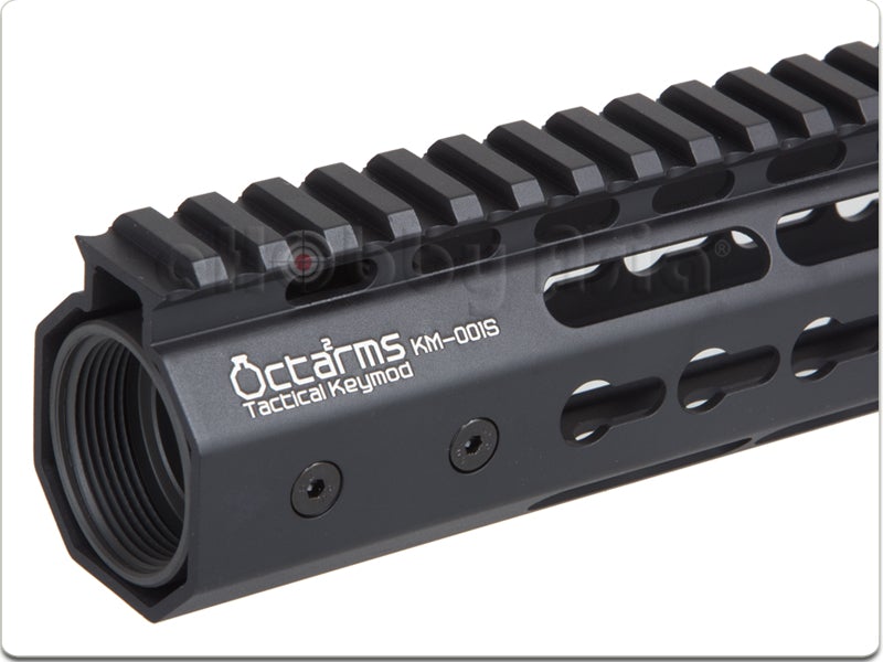 ARES Octarms 15 Inch Tactical Keymod System Handguard Set (Black)