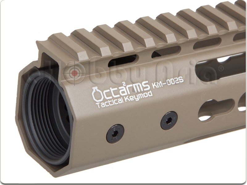 ARES Octarms 13.5 Inch Tactical Keymod System Handguard Set (Dark Earth)