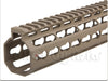 ARES Octarms 13.5 Inch Tactical Keymod System Handguard Set (Dark Earth)