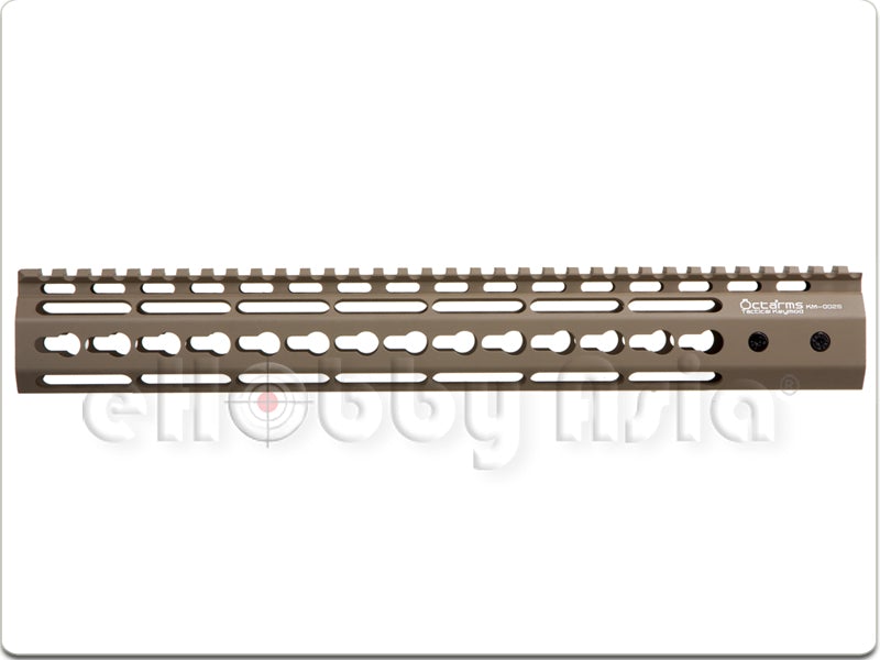 ARES Octarms 13.5 Inch Tactical Keymod System Handguard Set (Dark Earth)