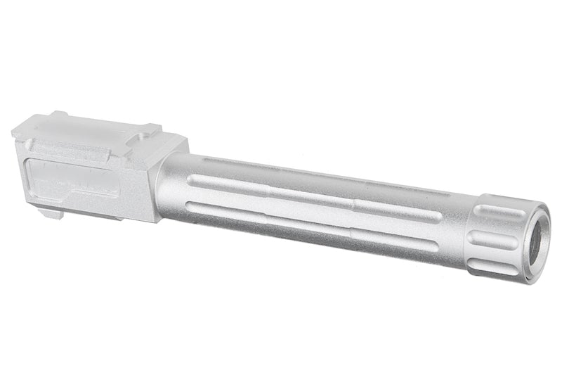 EA 9INE 14mm CCW Threaded Barrel for Marui Model 19 GBB (Silver)