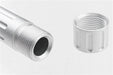 EA 9INE 14mm CCW Threaded Barrel for Marui Model 19 GBB (Silver)