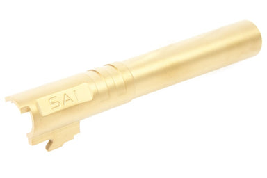 EA SAI Style 5" Stainless Steel Outer Barrel for Marui Hi-Capa 5.1 GBB (Gold)