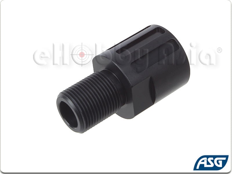 ASG 18mm to 14mm CCW Thread Adapter for CZ Scorpion EVO3A1