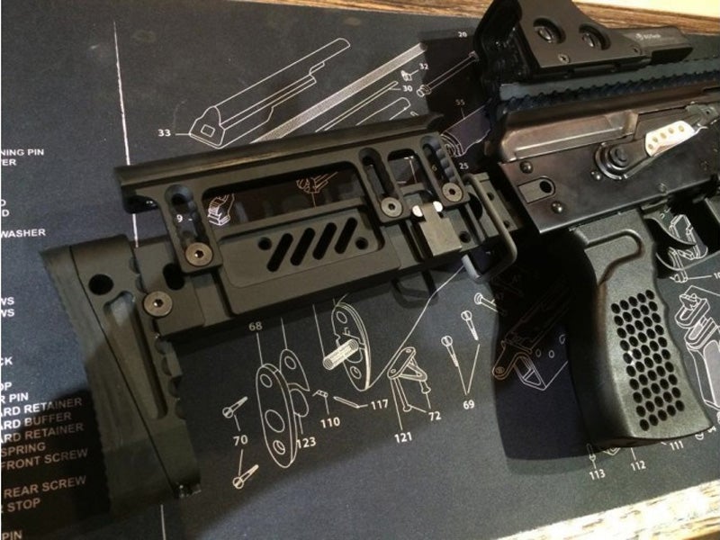 Asura Dynamics Tactical PT-1 Folding Stock for AK AEG & GBB Series